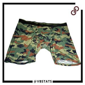 BN3TH Mens Super Soft Camouflage Classic Boxer Briefs Green Size 3XL